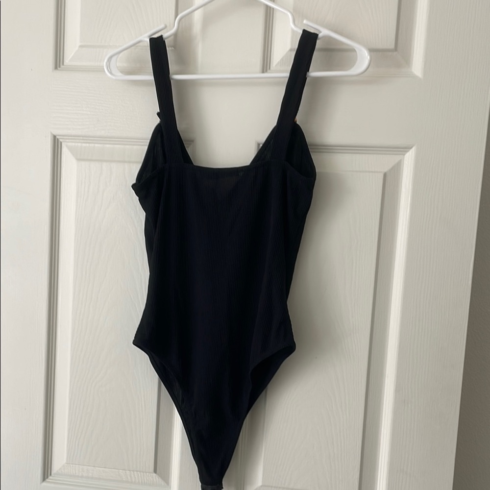$5! 2 for $10🌹NWOT Nasty Gal Black Bodysuit Sz 6